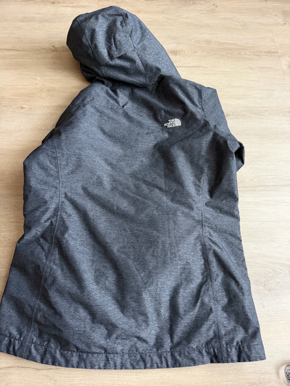 The North Face Hyvent Jacket Coat SZ L Full Zip Hooded Gray - Picture 7 of 8